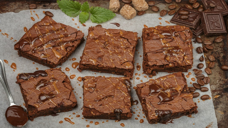 Salted Date Caramel Brownies