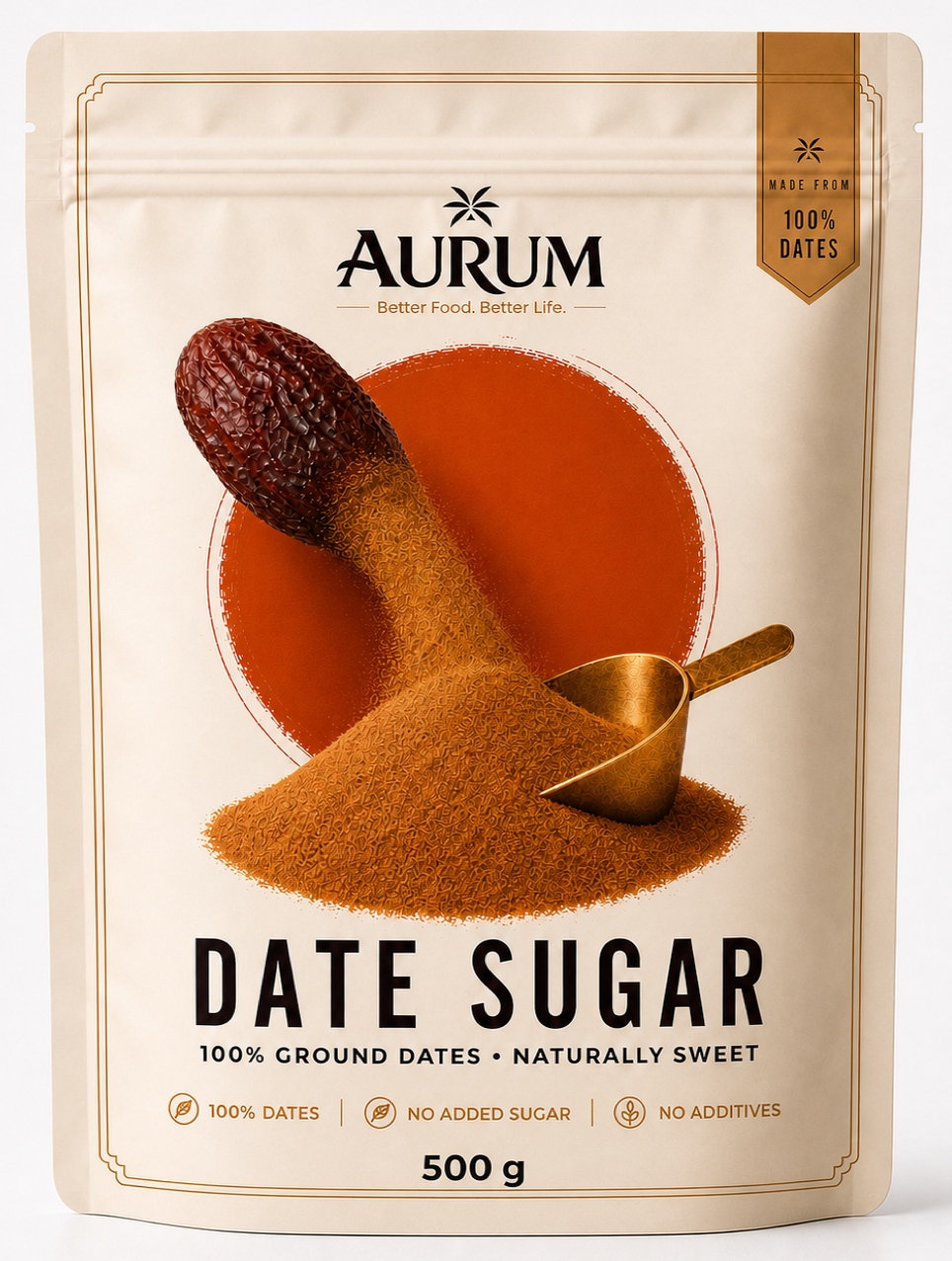 Date Sugar — 100% Tunisian Dates, Fine Milled