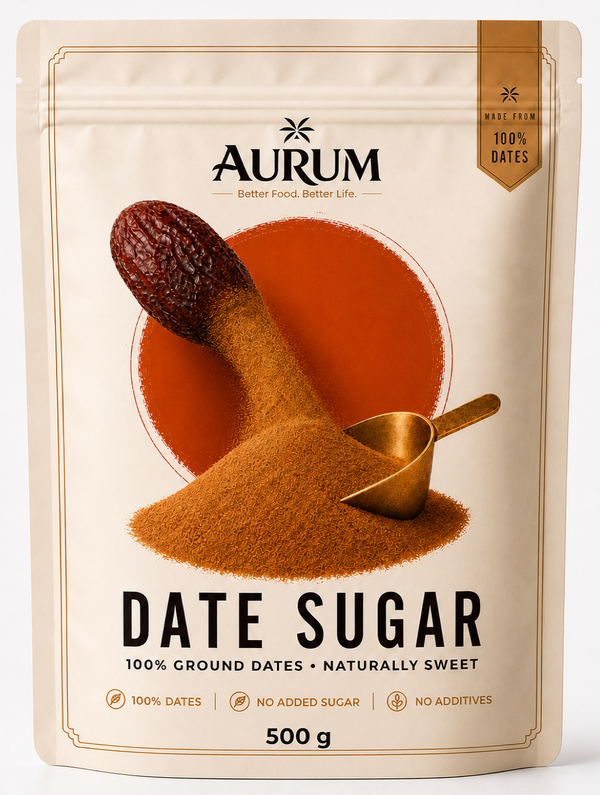 Date Sugar — 100% Tunisian Dates, Fine Milled